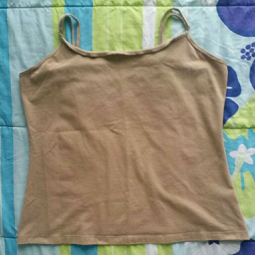 Beige spaghetti top